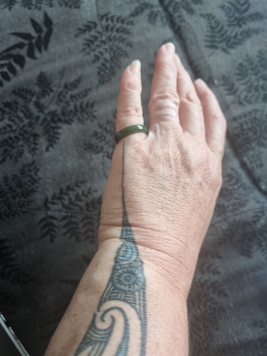 Customer photo review of Greenstone Ring