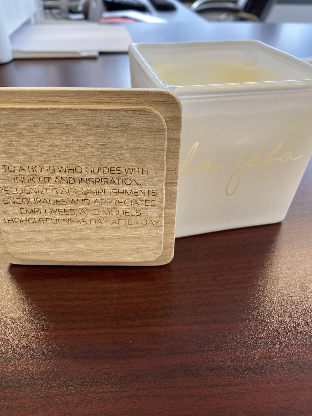 Customer photo review of DESIGN YOUR OWN CANDLE