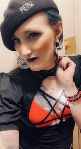 Customer photo review of Marina's Goth Pentagram Dress