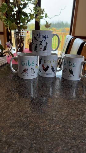 Customer photo review of Tits Ceramic Bird Mug