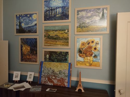 Customer photo review of Olive Trees - Paint by Numbers