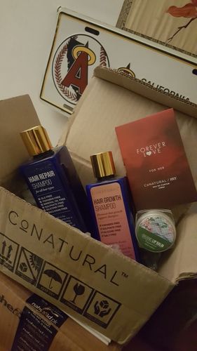 Customer photo review of Hair Growth Shampoo