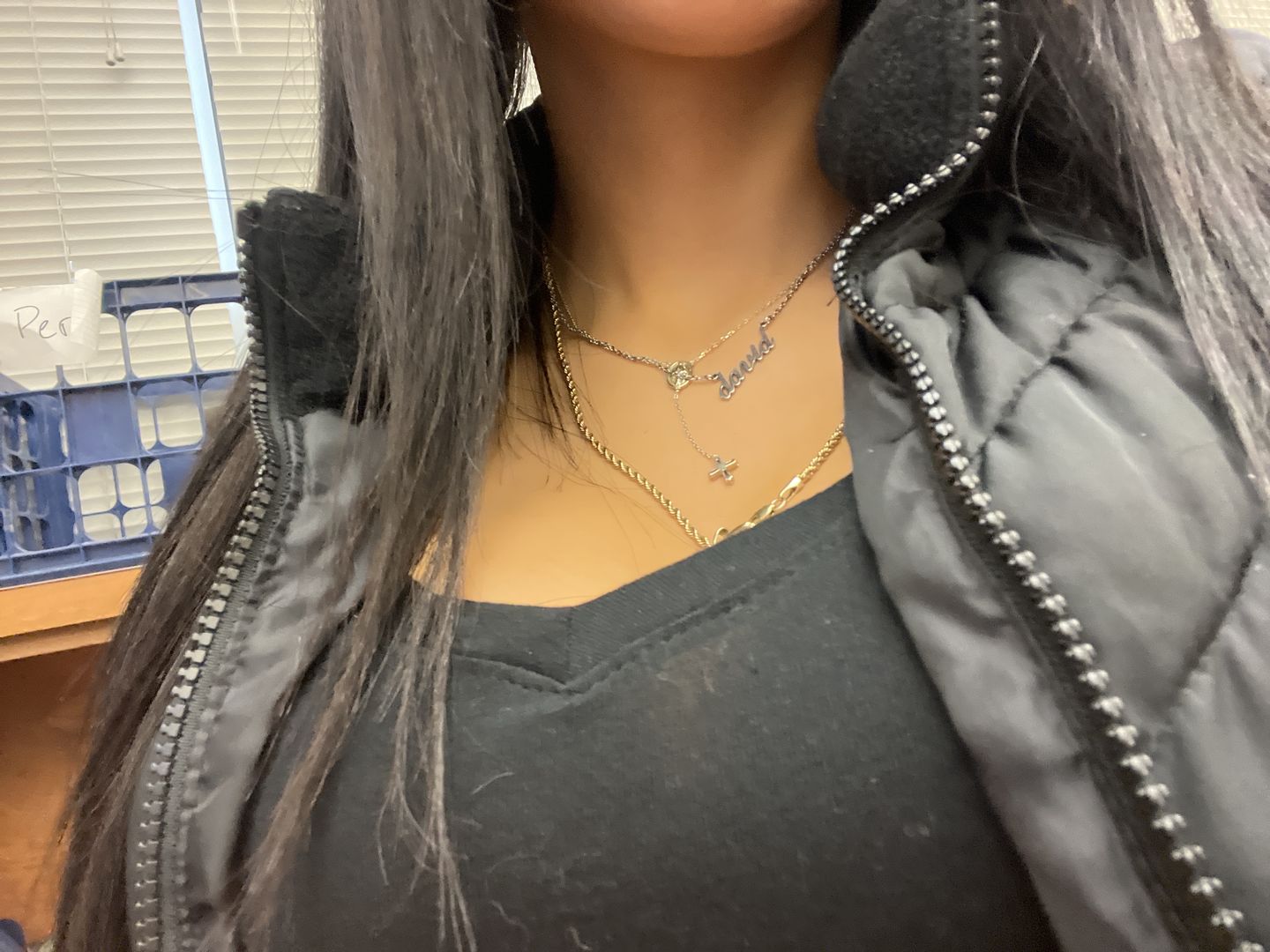 Customer photo review of LUX Name Necklace