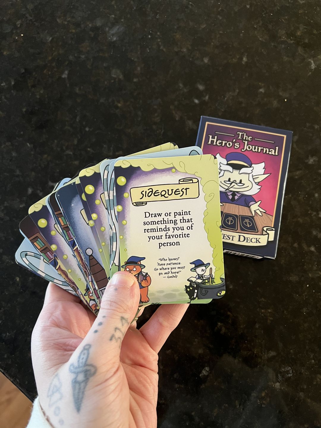 Customer photo review of Istoria Magic Academy - SideQuest Deck