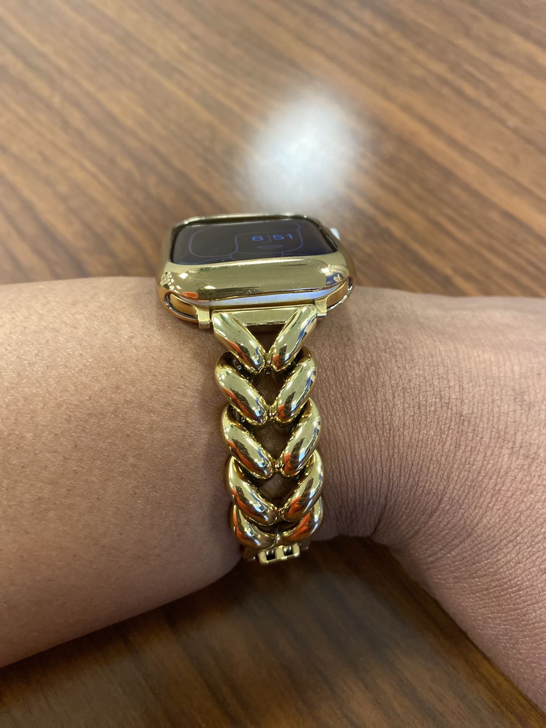 Customer photo review of Herringbone Band for the Apple Watch