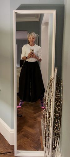 Customer photo review of Plus Size - Solid Color Comfortable Wide Leg Pants