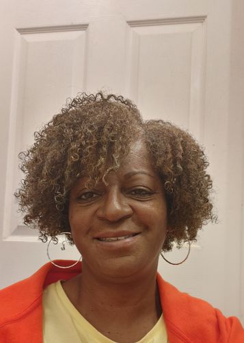 Customer photo review of Temporary Hair Color Gel - Blush