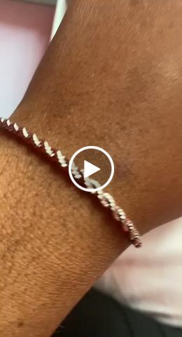 Customer video review of CLEAN ROPE BRACELET. - 3MM WHITE GOLD