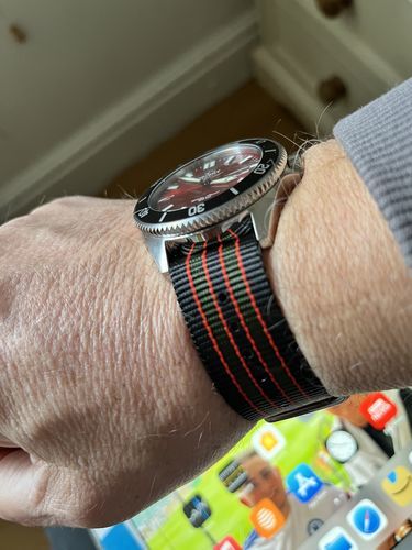 Customer photo review of Military Style Strap - Vintage James Bond