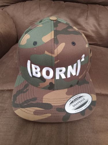 Customer photo review of Born Again, 3d Puff Print w/White Thread, Christian Hat