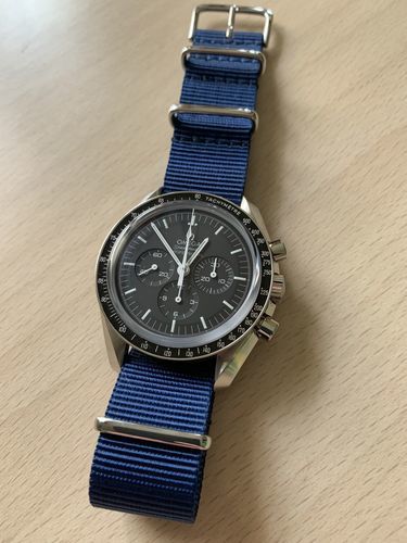 Customer photo review of Classic Military Style Strap - Deep Blue