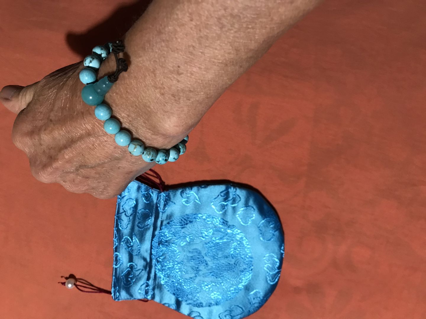 Customer photo review of Bracelet Turquoises