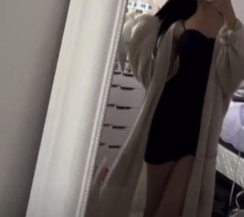 Customer photo review of Luana Bodycon Mini Dress - Black