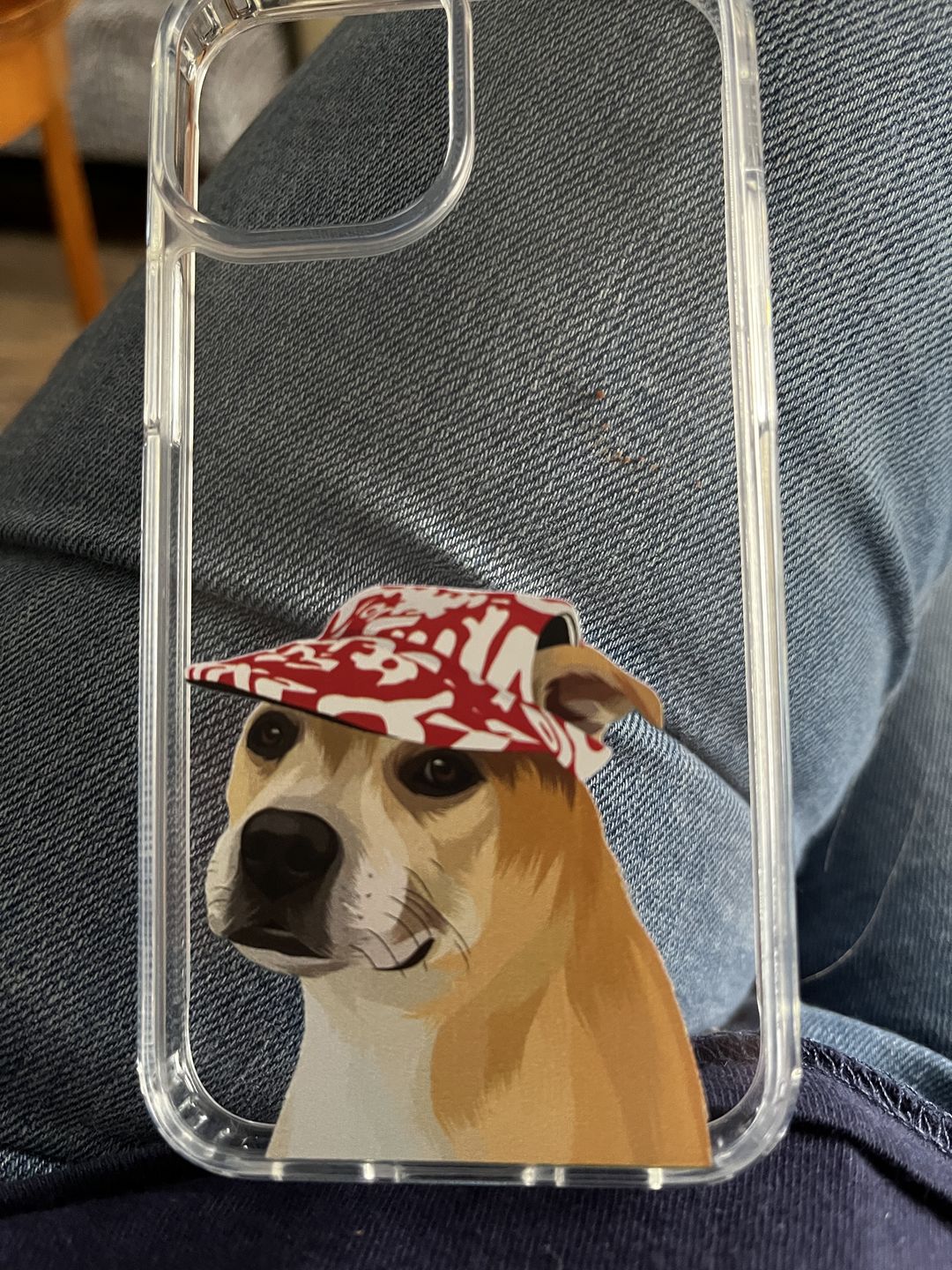 Customer photo review of Custom Pet Portrait Phone Cases