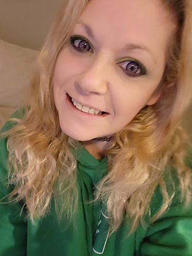 Customer photo review of Icoloured® Elf Purple Colored Contact Lenses