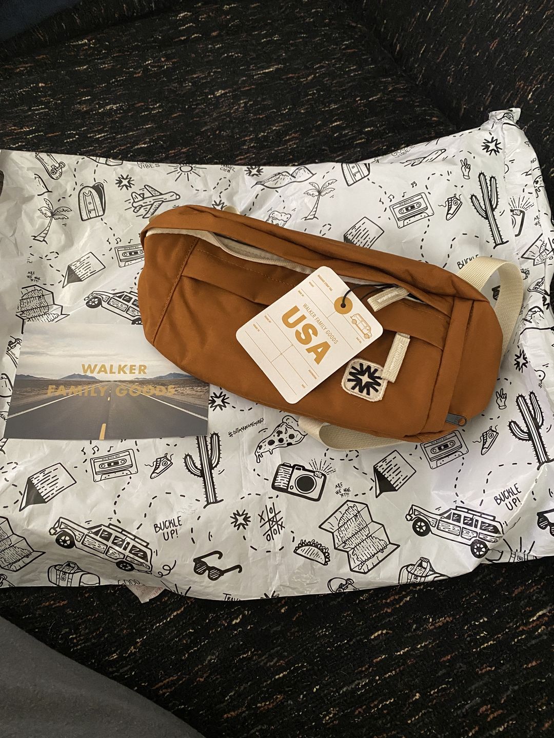 Customer photo review of Louie Sling Rust
