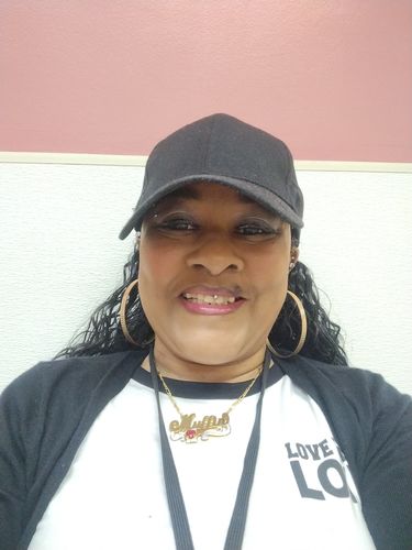 Customer photo review of Double Plated Ruby Name Necklace with Figaro Chain