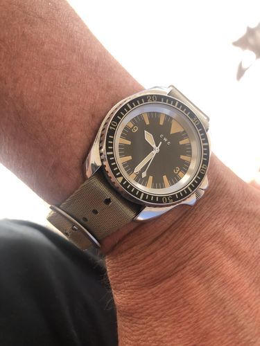 Customer photo review of Seatbelt Military Style Strap - Desert Storm
