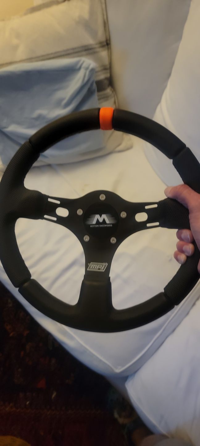 Customer photo review of Motion Raceworks Edition MPI Race Steering Wheel - DRG-R513