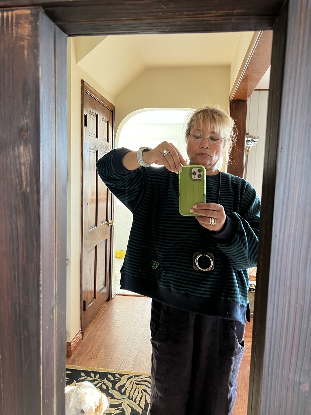 Customer photo review of Plus Size Buykud Hand-Made 100% Cotton Sweatshirt