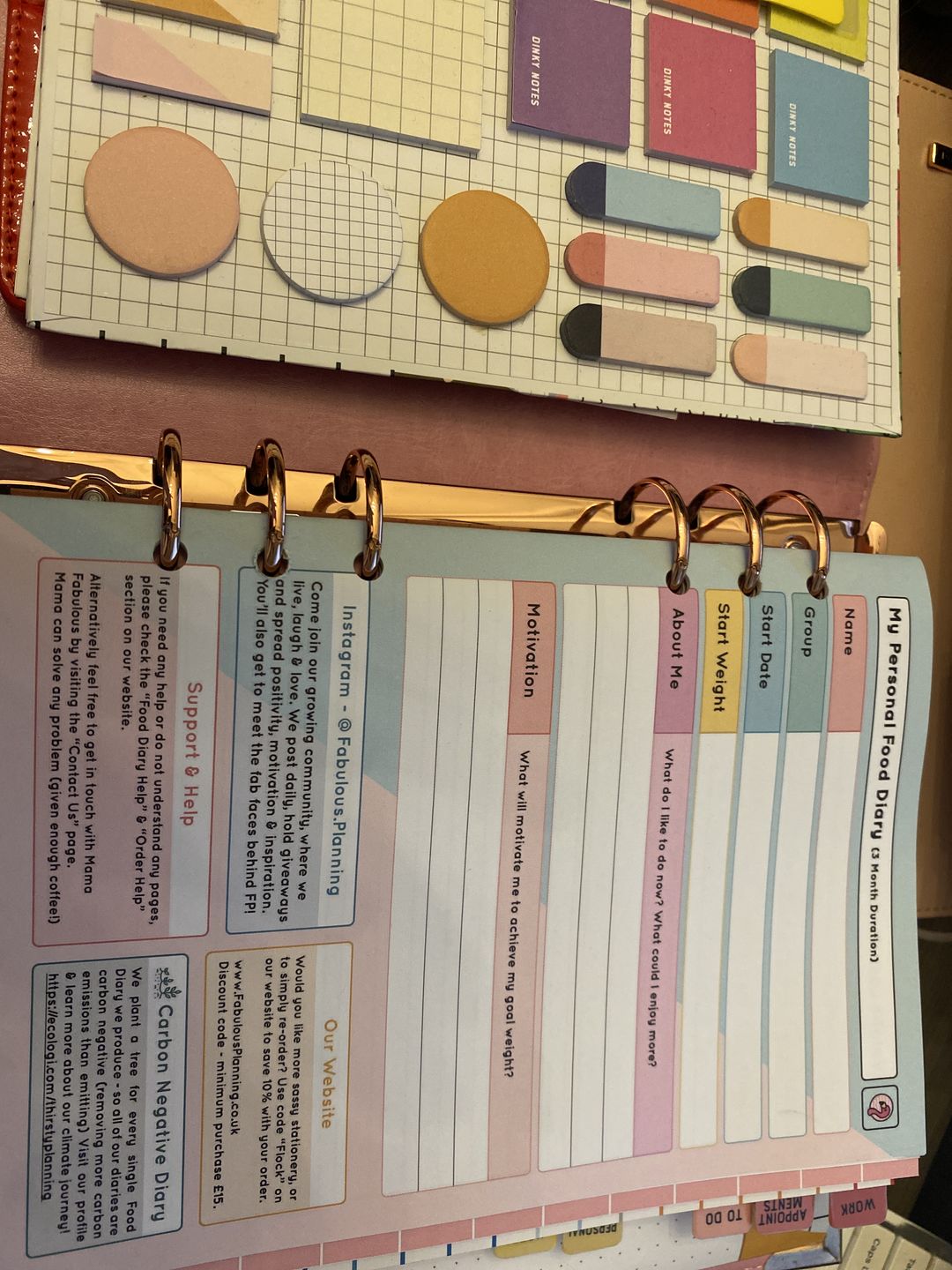 Customer photo review of Slimming World - Spacious - Organiser Refill