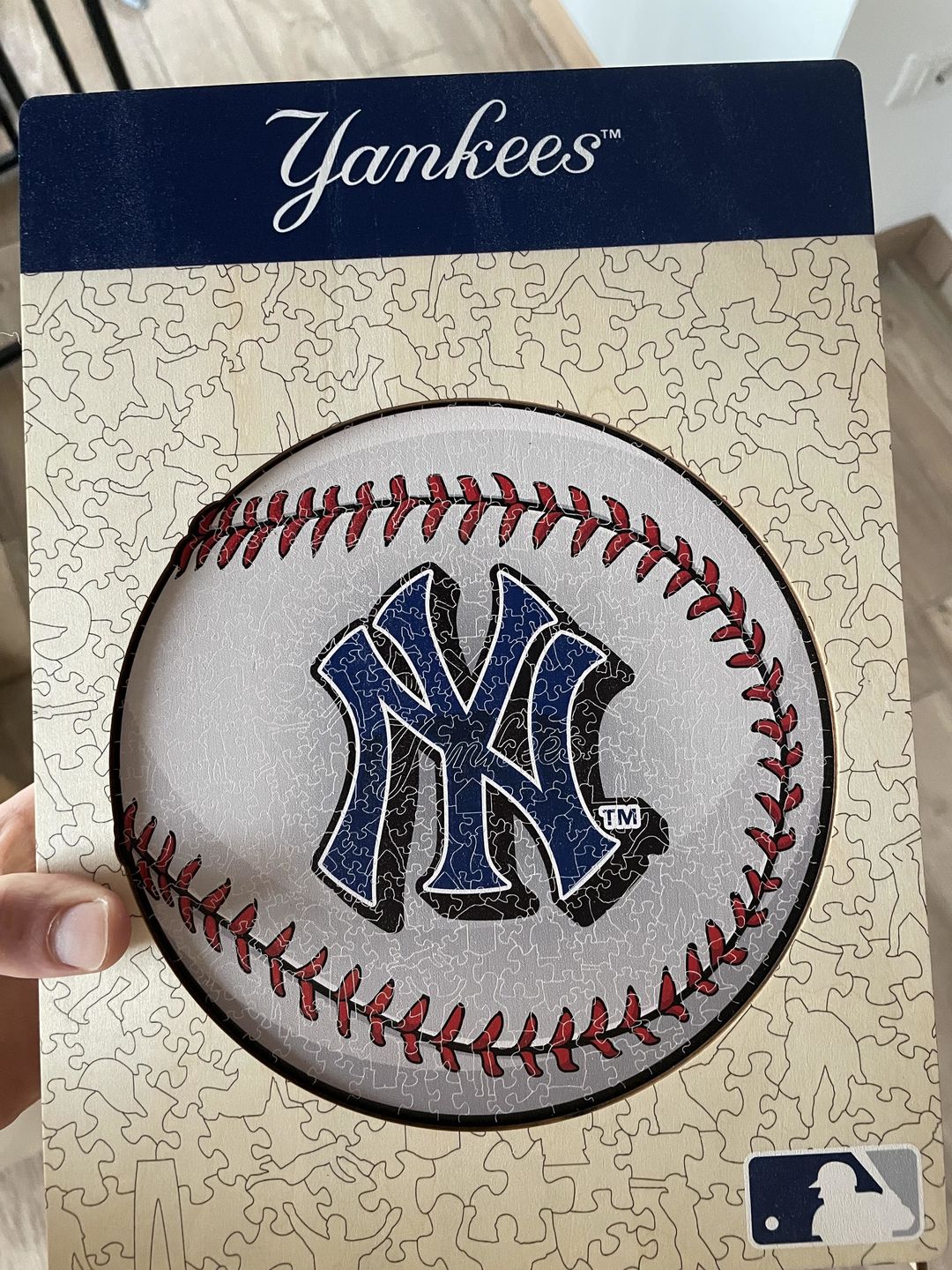 Customer photo review of New York Yankees® - Official Wooden Puzzle