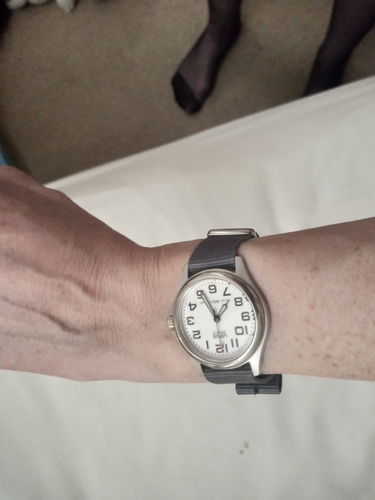 Customer photo review of Classic Military Style Strap - Grey