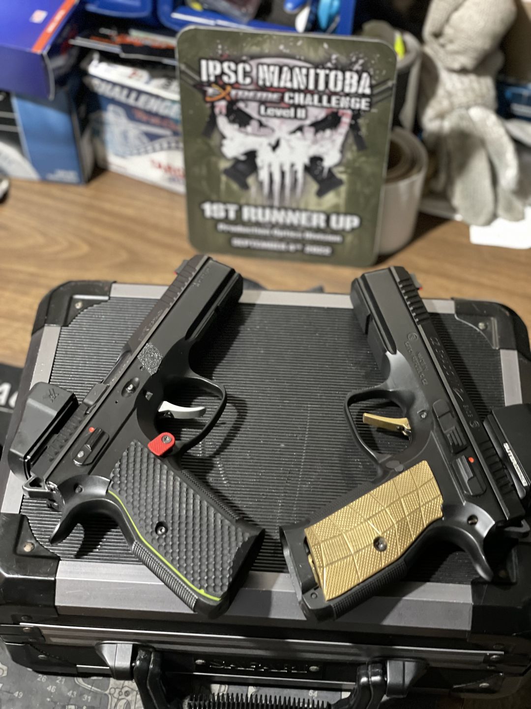 Customer photo review of CZ Shadow 2 Magazine Release Button