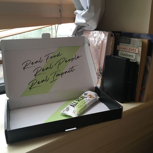 Customer photo review of Cashew Cookie Dough Protein Bar