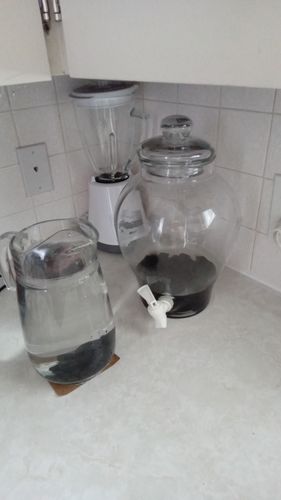 Customer photo review of Tier III Shungite Stones - For Shungite Water