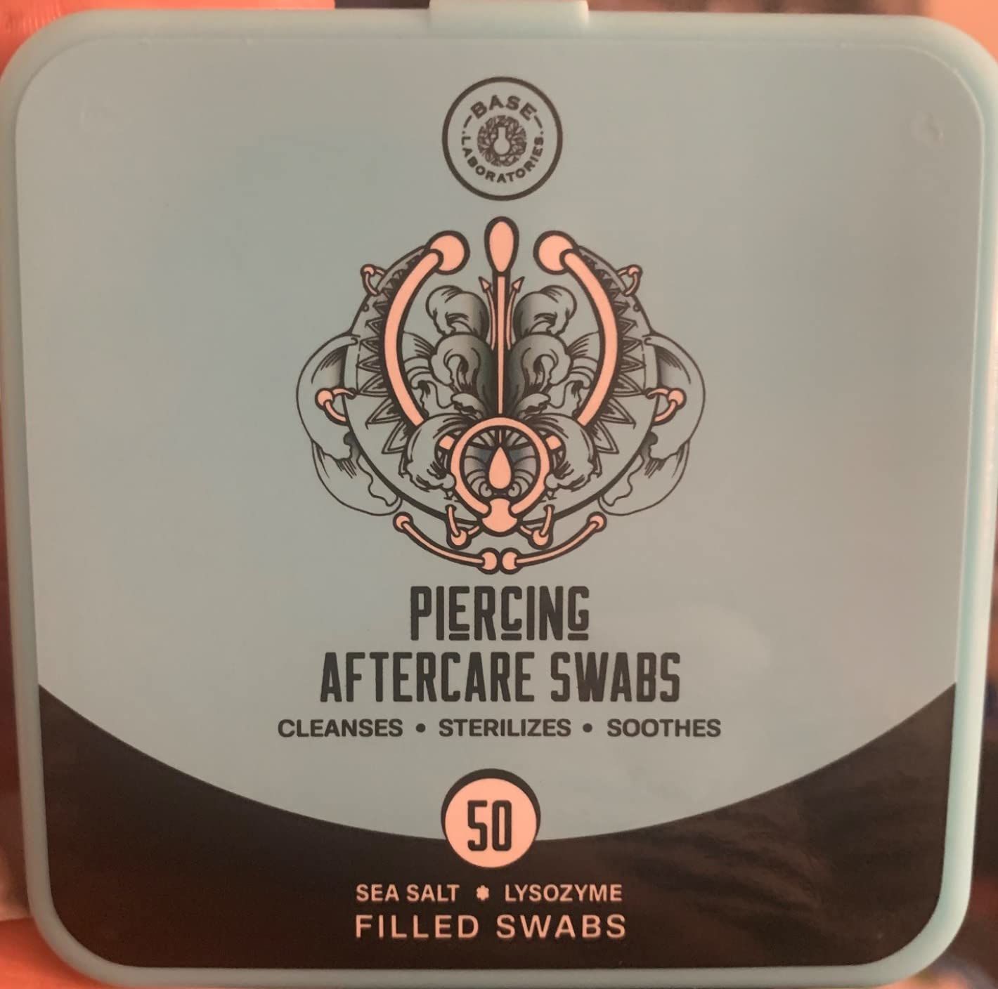 Customer photo review of Piercing Aftercare Swabs