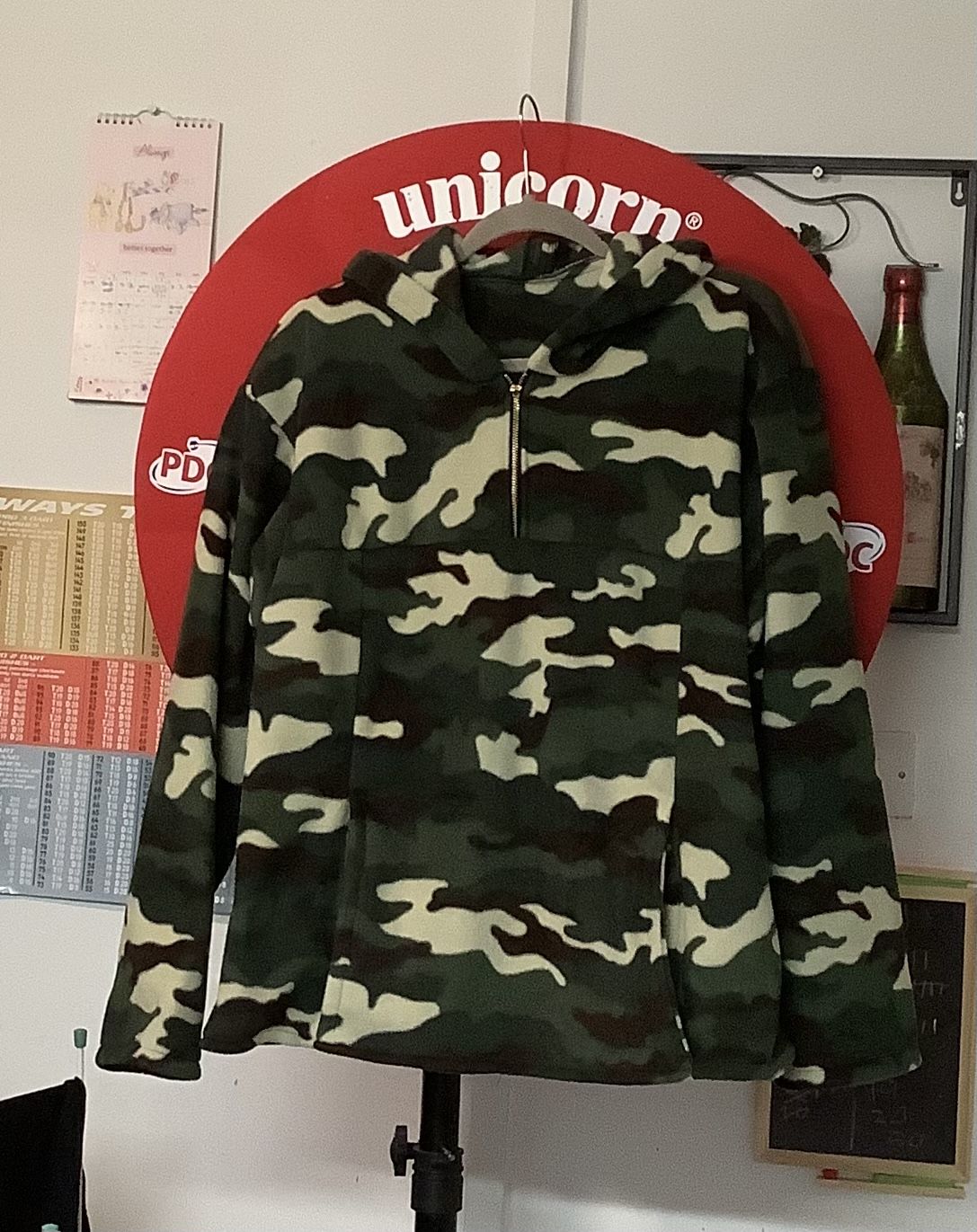 Customer photo review of Camo Anti Pill Polar Fleece Fabric
