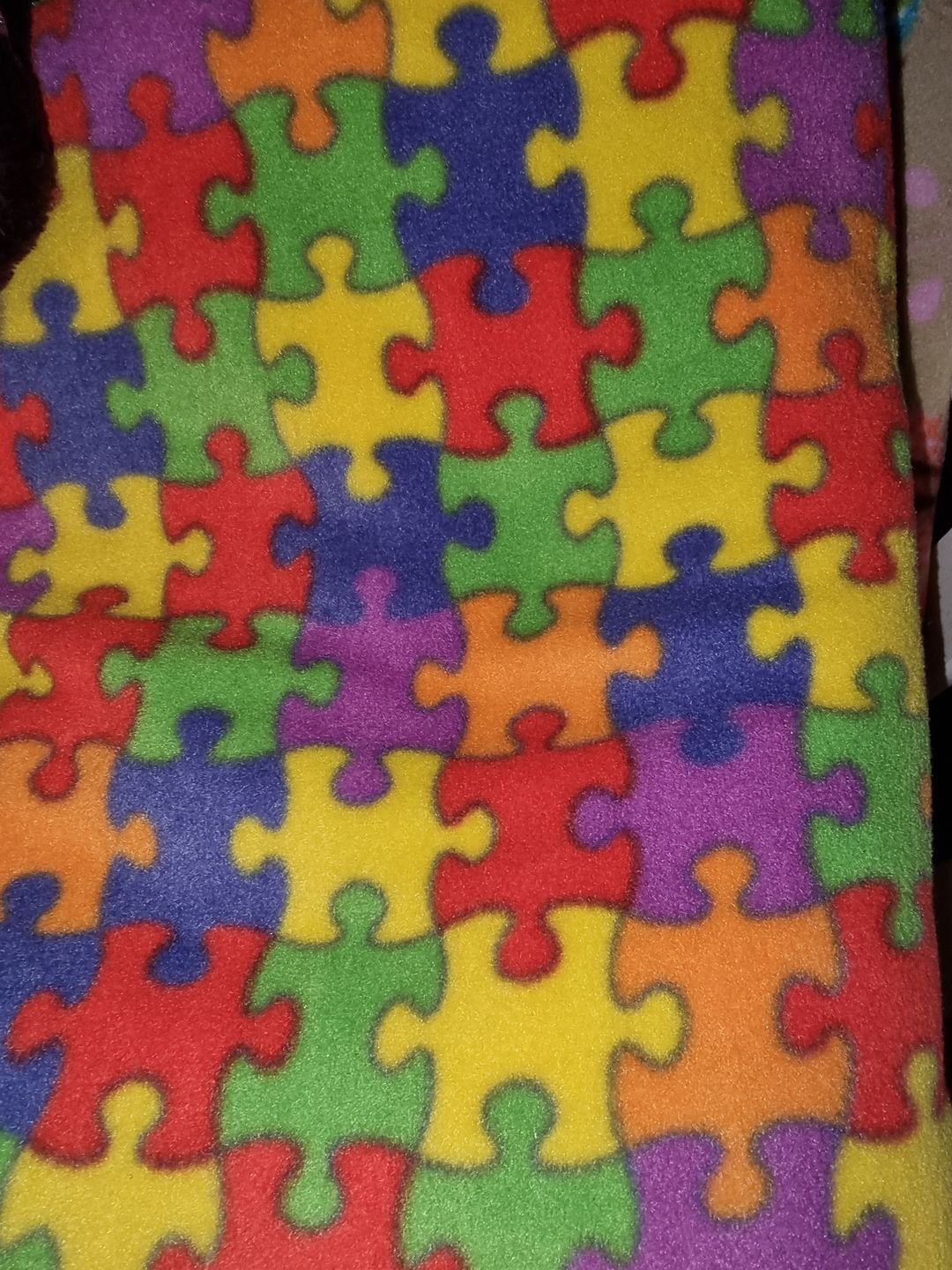Customer photo review of Jigsaw Anti Pill Polar Fleece Fabric