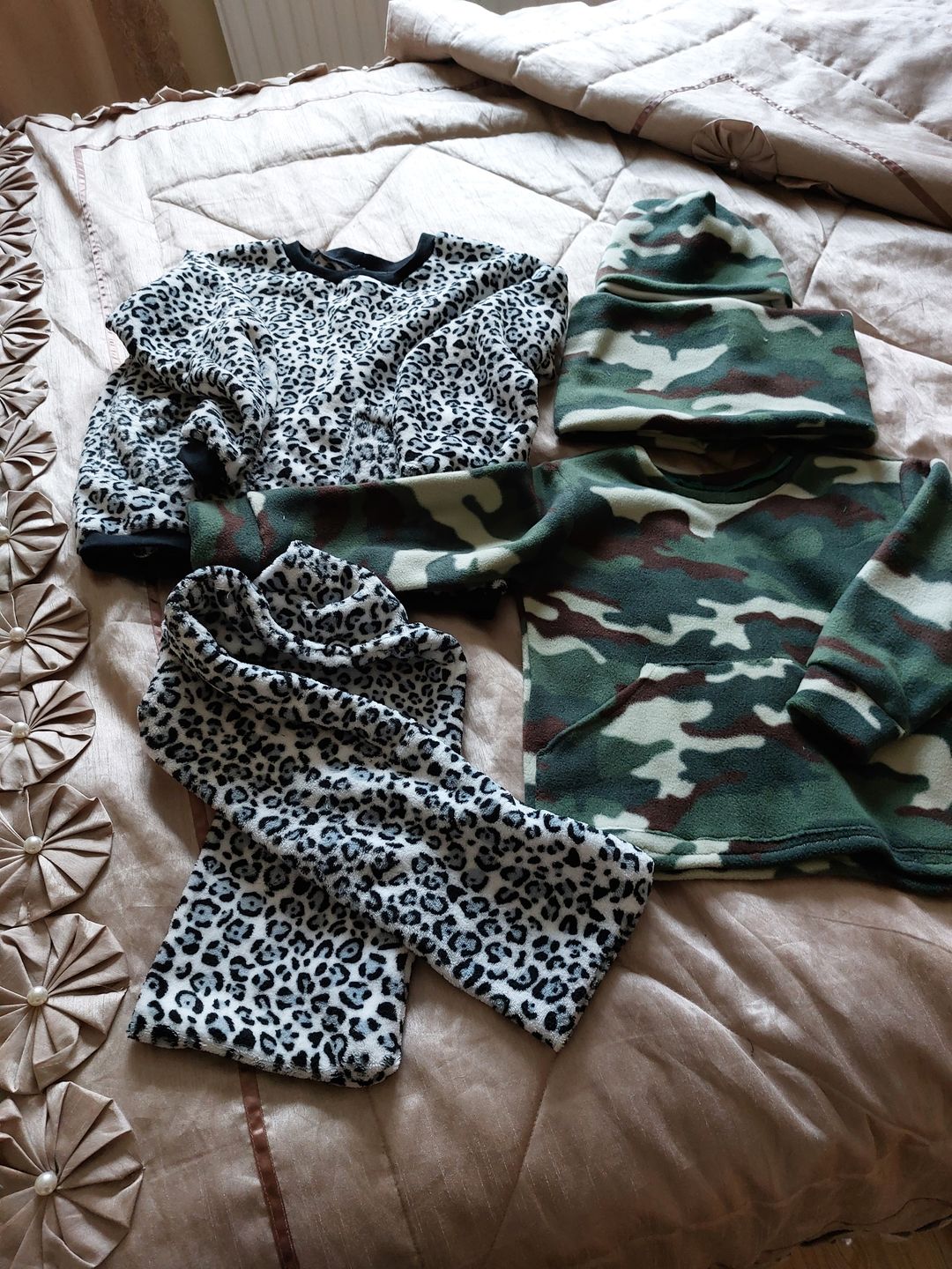 Customer photo review of Camo Anti Pill Polar Fleece Fabric