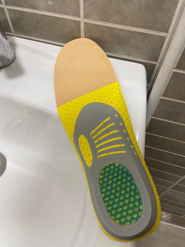 Customer photo review of Antifungal Odor Reducing Pro Shoe Insole