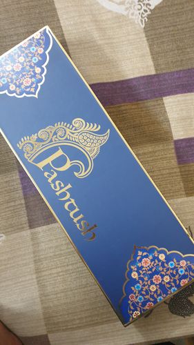 Customer photo review of Pashtush Womens Fine Soft Bamboo Stole, Shikaardar Print Design