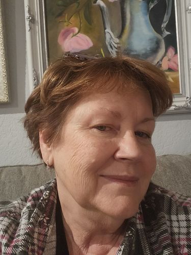 Customer photo review of Solitaire Pear CZ Leverback Earrings in Sterling Silver