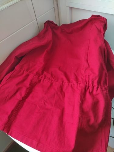 Customer photo review of Casual Long Sleeve Stand Collar Military Jacket Coat