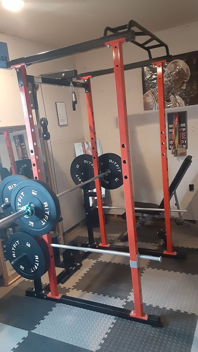 Customer photo review of 2-inch Bumper Plates Olympic Rubber Weight Plates Set 100LB-370LB