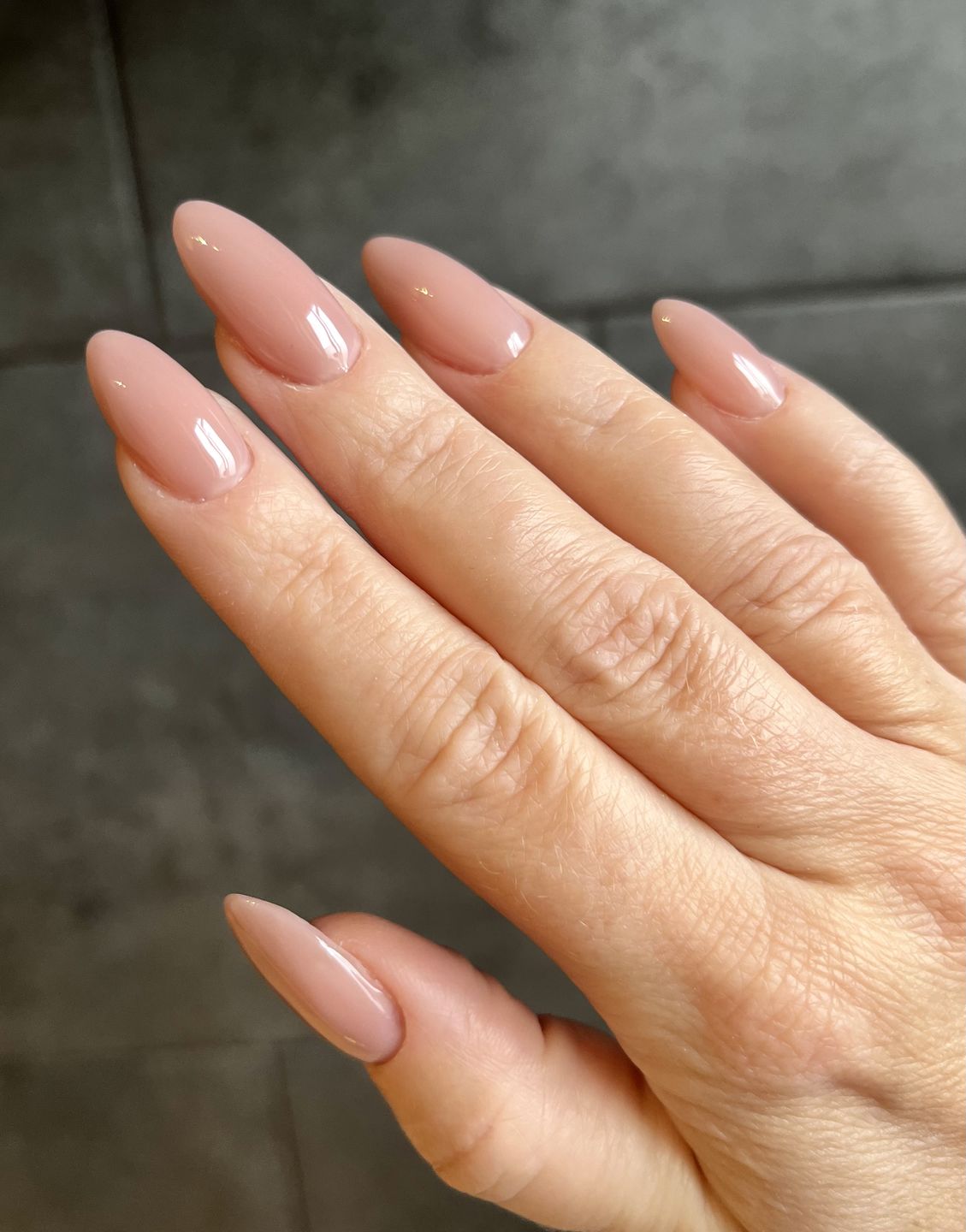 Customer photo review of Semilac Builder Gel Cover Warm Beige 15g