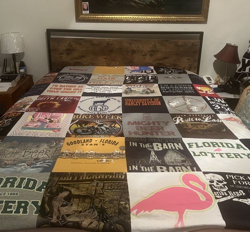 T-shirt quilt from university of harley davidson by Tracey from FL