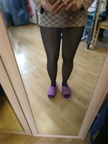 Customer photo review of All-in-One Fleece Strumpfhose