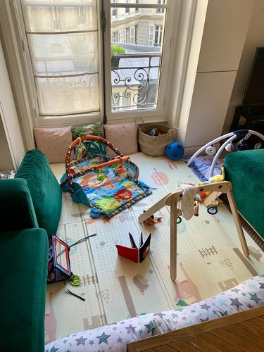 Customer photo review of ABRICARPET™ - Tapis de Jeu Pliable Double Face pour Bébé 200x180