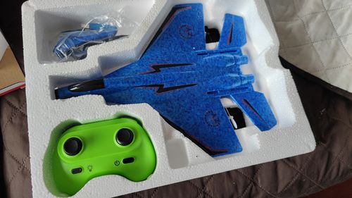 Customer photo review of JET PLANEADOR CONTROL REMOTO 2.4 GHZ