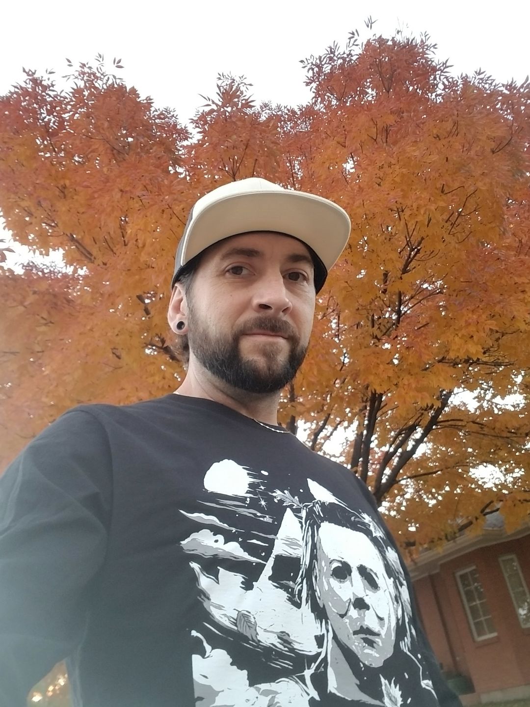 Customer photo review of Halloween One Good Scare Long Sleeve T-Shirt