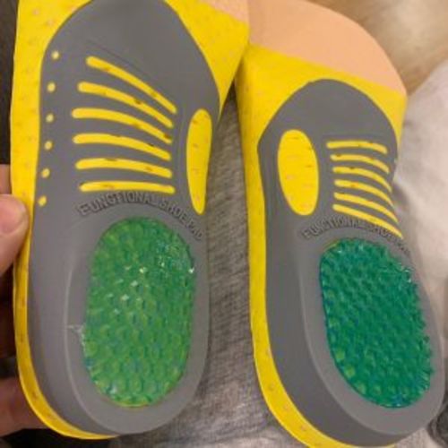 Customer photo review of Antifungal Odor Reducing Pro Shoe Insole
