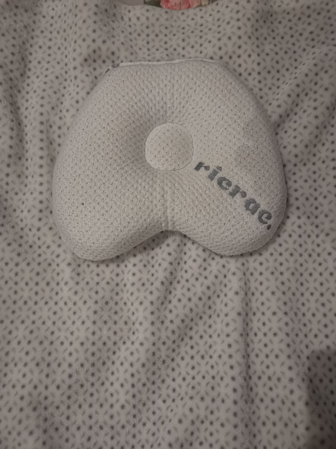 Customer photo review of Memory Foam Baby Head Pillow - Rede