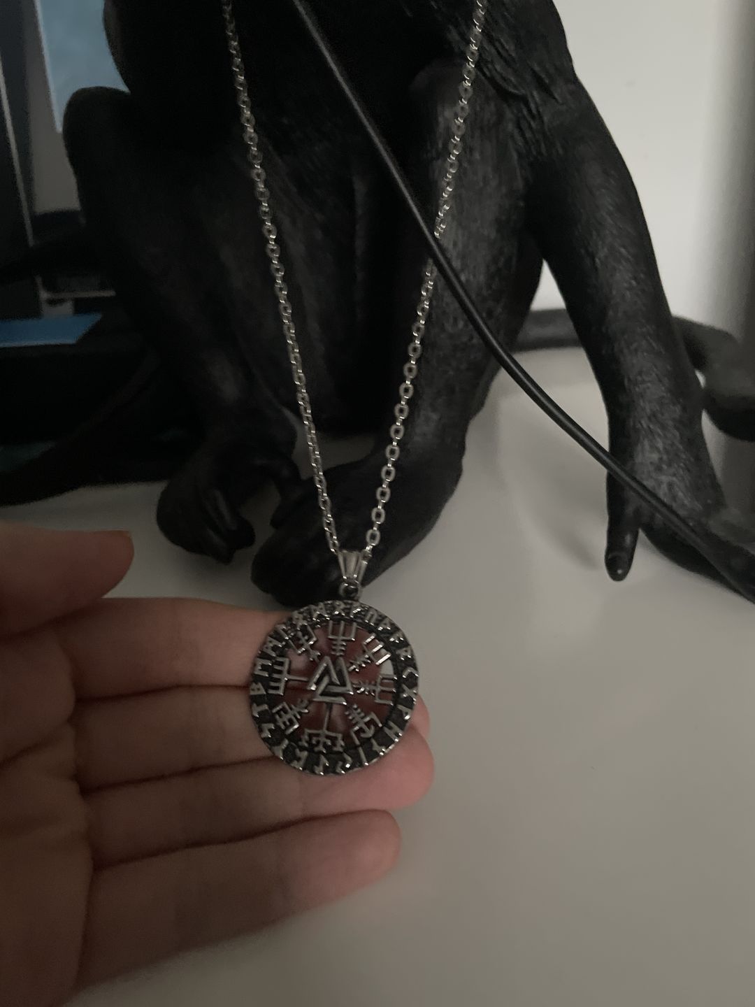 Customer photo review of VIKING COMPASS. - NECKLACE