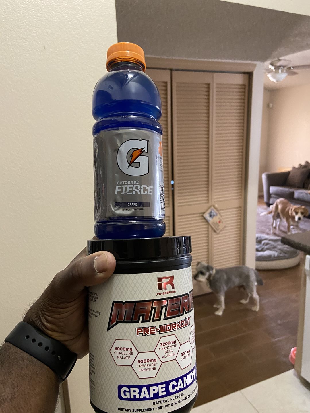Customer photo review of MATERIA Pre-Workout V2.0
