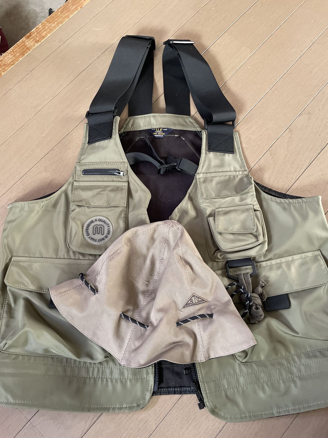 Customer photo review of リバーシブル仕様　機能バケットハット【ハット＆ウォレット両用】